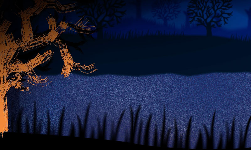 Image du Lac du début de mon animation.  